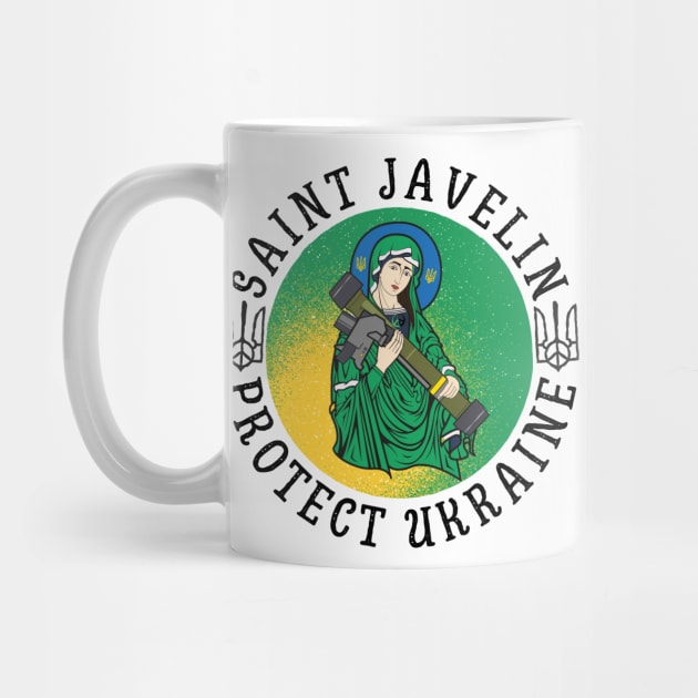 Saint Javelin protect Ukraine by Myartstor 